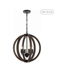 TELBIX-VESTAL 4 LIGHT PENDANT